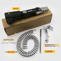 Metal chain screw gun head attachment for electric screwdrivers with cross head and gun rack