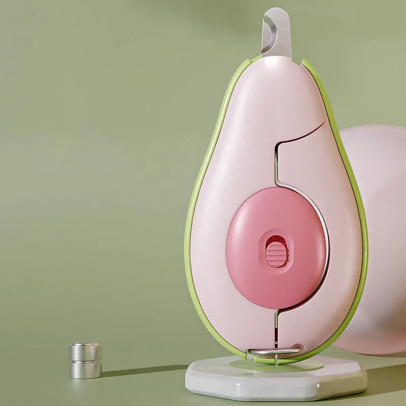 Professional LED light pet nail clipper for small dogs and cats in green, pink and white colours