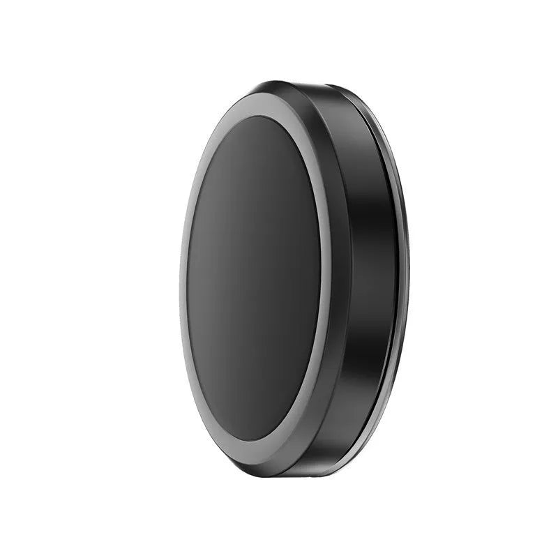 Obsidian Black magnetic adsorption mobile phone holder with two magnetic discs and adhesive gel pad