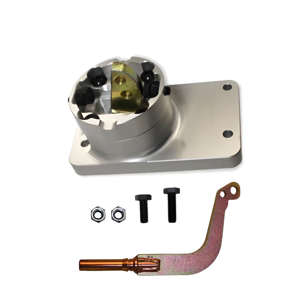 Silver aluminium short shift lever for Horton manual transmission vehicles