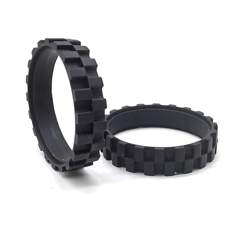 Black anti-abrasion tyre belt replacement for sweeping robot spare part