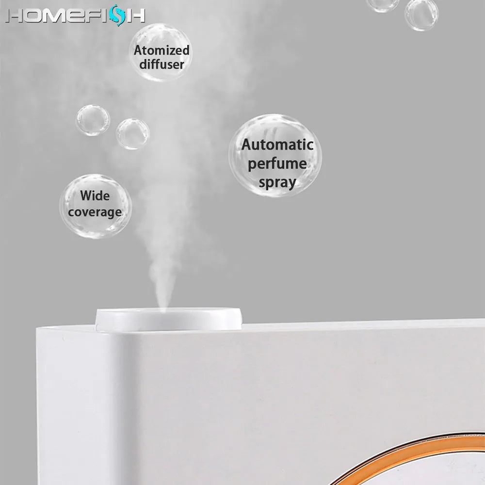 White automatic aromatherapy machine wall mounted with USB charging port