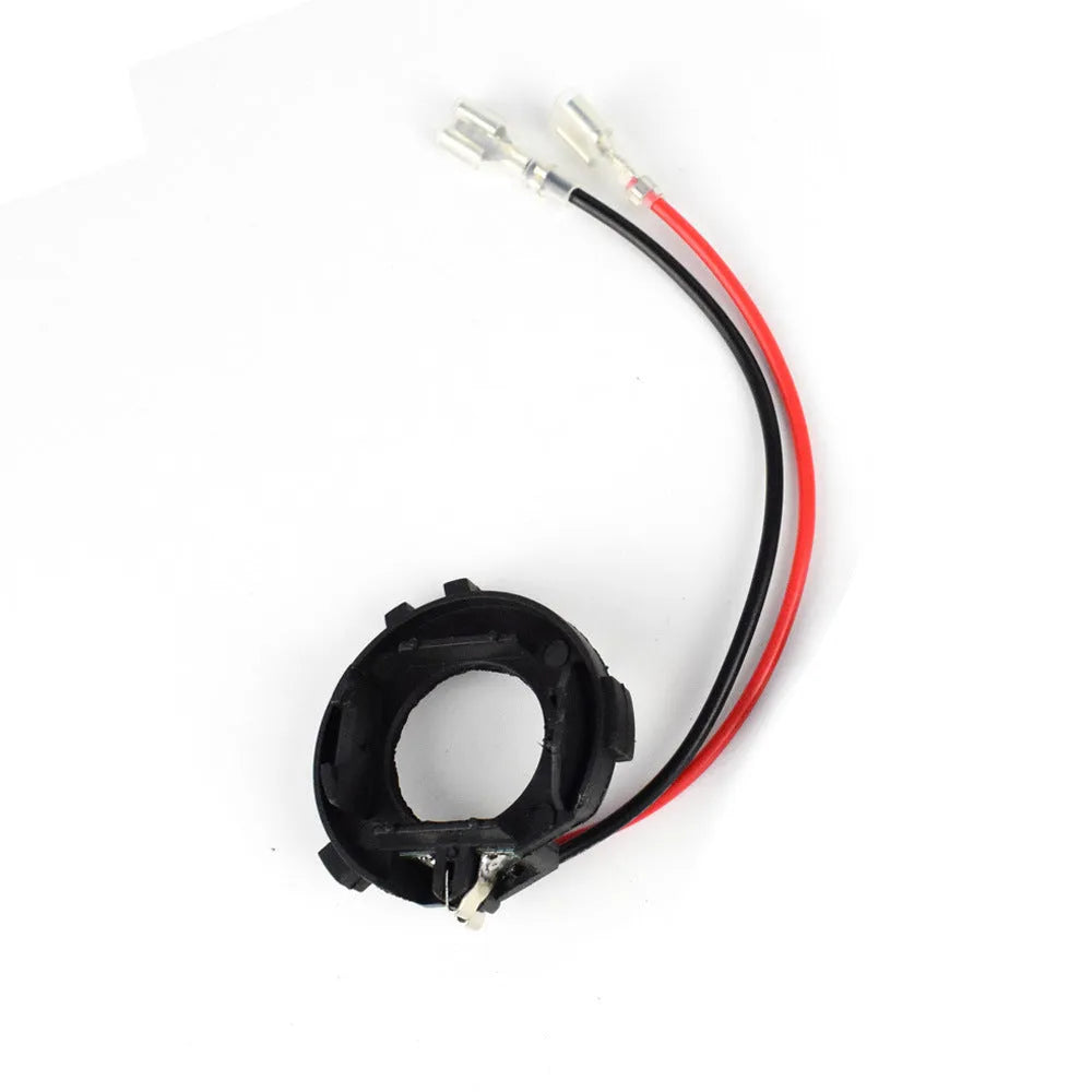 Black plastic H7 LED headlight adapter bracket for Volkswagen car models