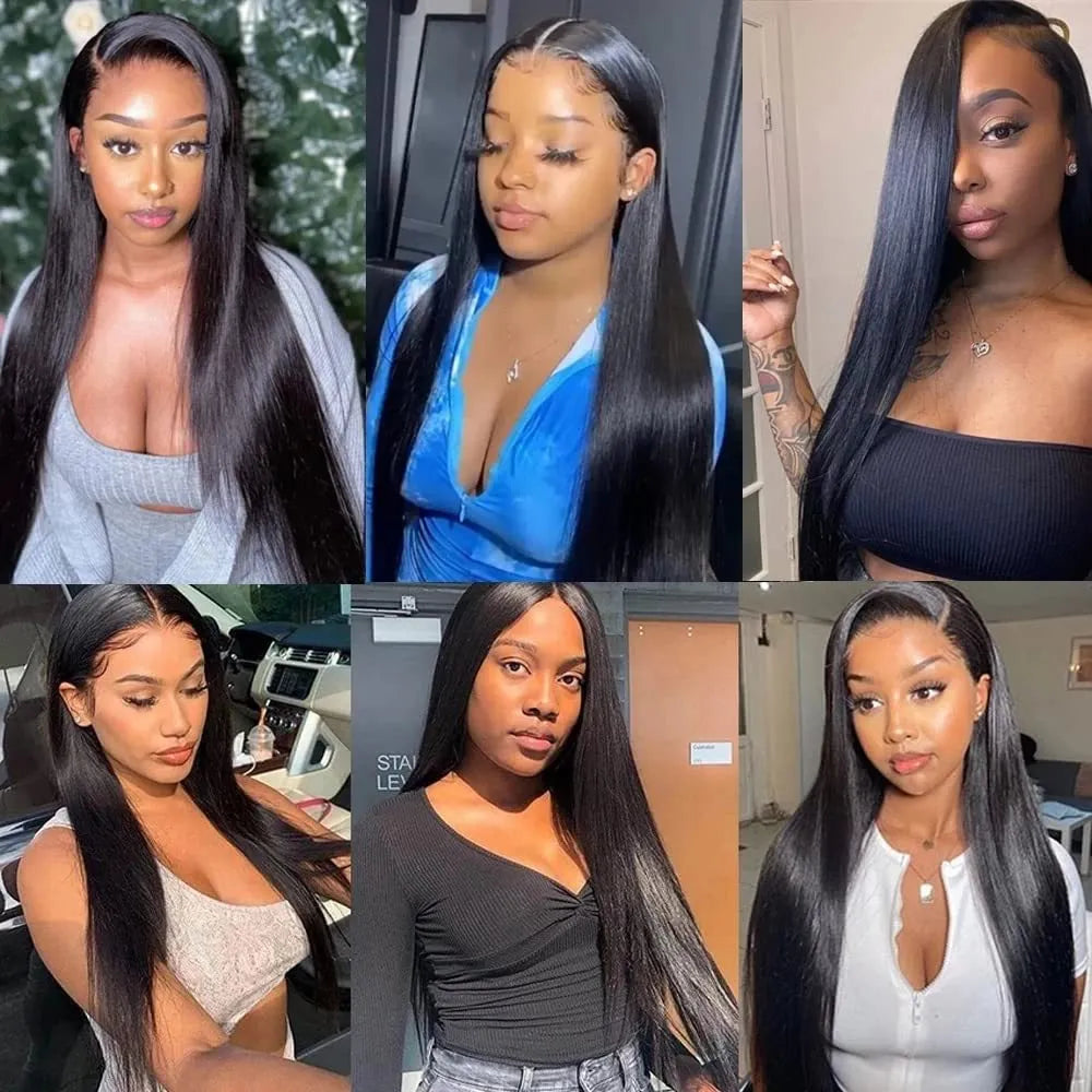 Human hair HD lace wig 13x4 in long 24 inch length on mannequin head