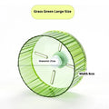 Plastic bird running wheel toy in transparent colour showing 21cm diameter size
