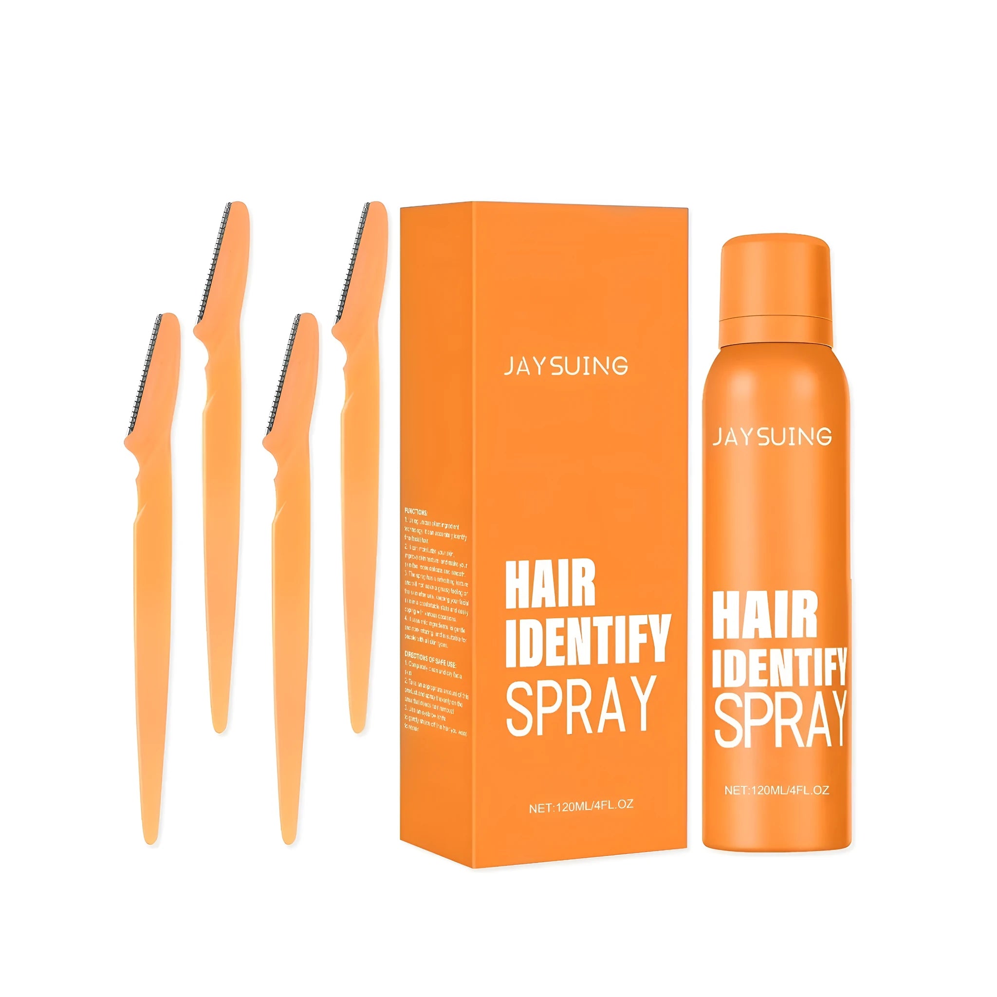 120ml facial hair recognition spray bottle with non-irritating herbal formula