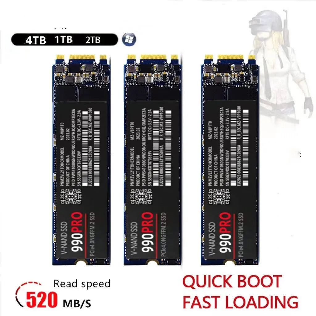 Dedicated To SSDs 990pro NVMe internal SSD with PCI-E interface 2280 form factor