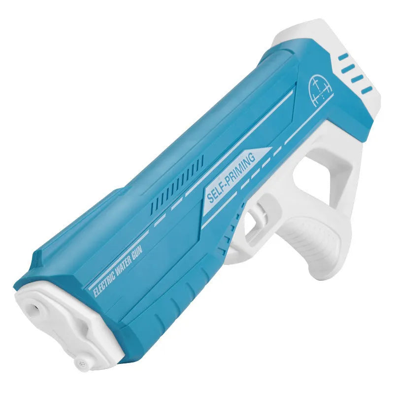 Automatic water feeding electric water gun toy for children aged 7-14, blue colour, with USB charging cable and goggles