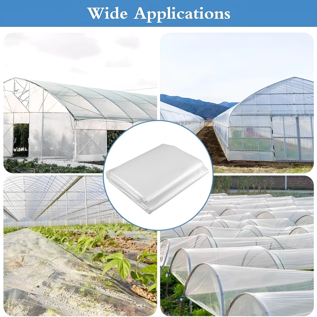 Plastic film new material insulation cold-proof vegetables shed body in 8 Silk or 15 Silk 4x8m size