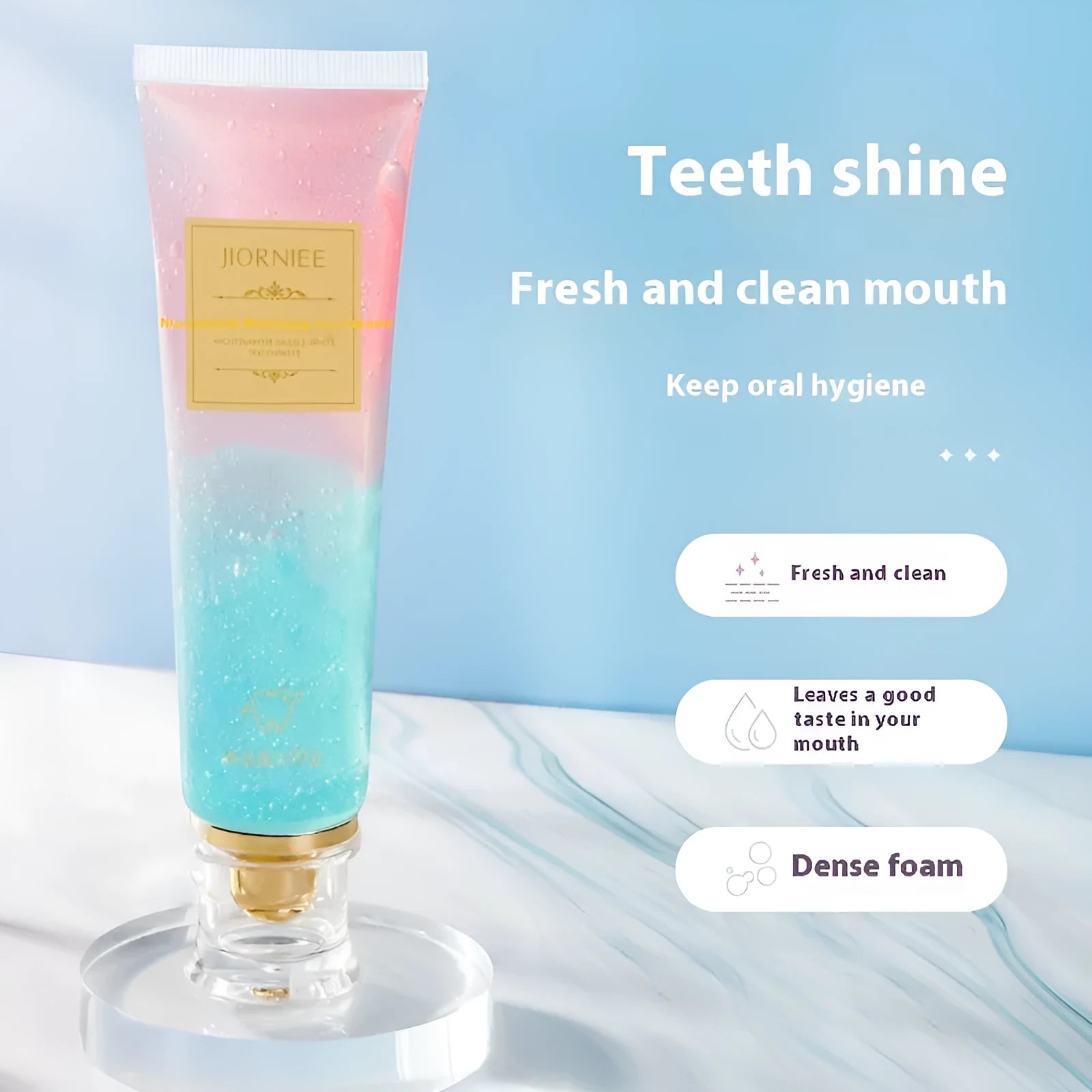 100g tube of nicotinamide dazzling white toothpaste for adult oral care