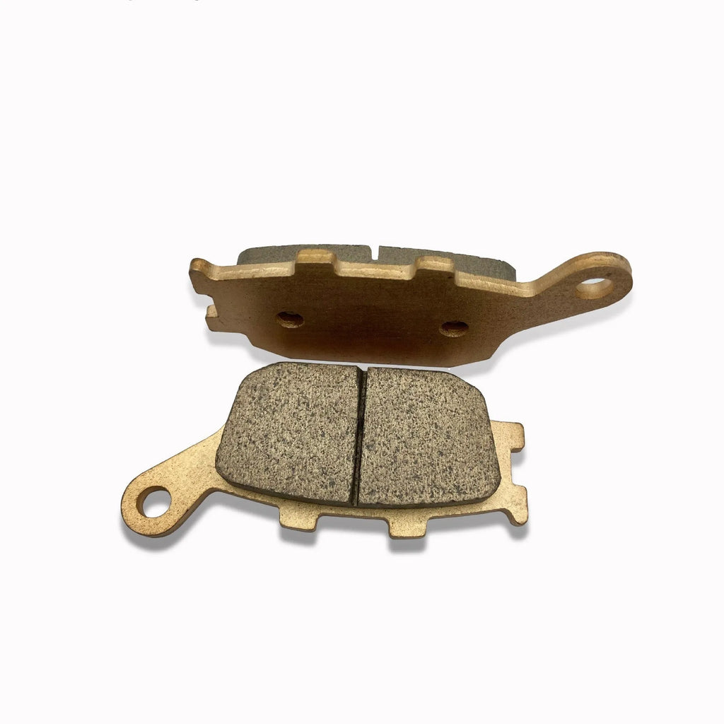 Set of sintered rear motorcycle brake pads for Honda CBR954RR and CBR929RR models