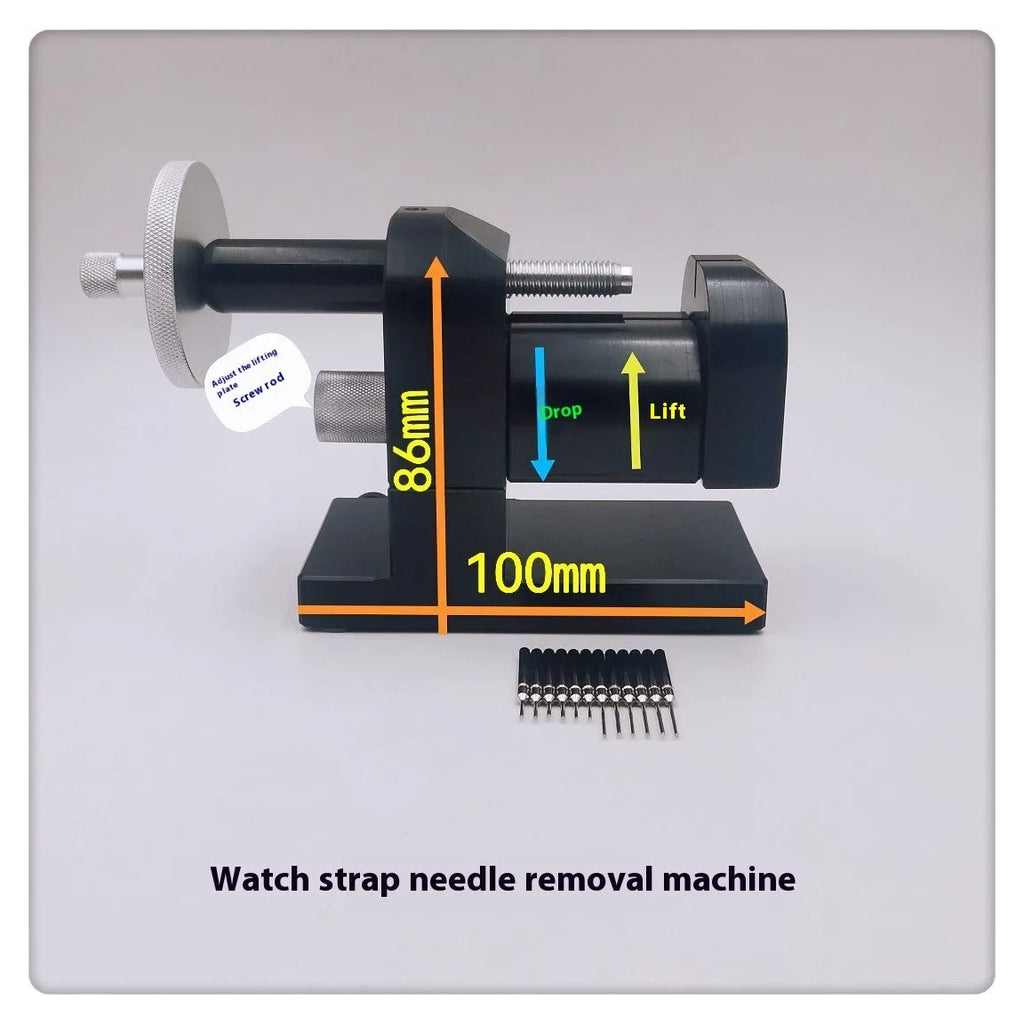 Alloy steel watch strap removal machine with dimensions 150x115x80mm