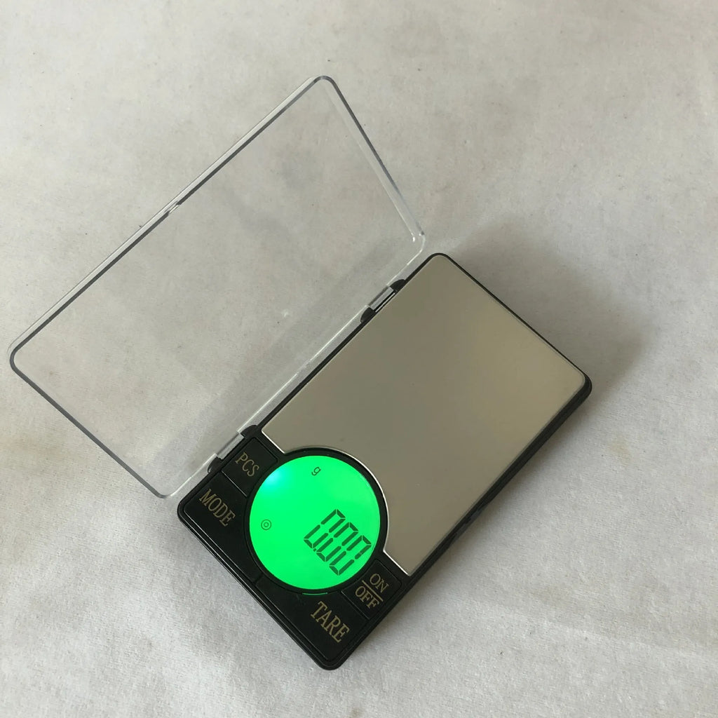 Electronic scale with disc display showing gram weight, high precision carat scale in 200g capacity
