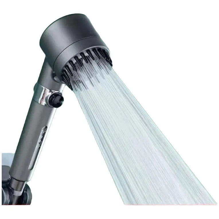 Portable ABS plastic shower head with three spray mode settings