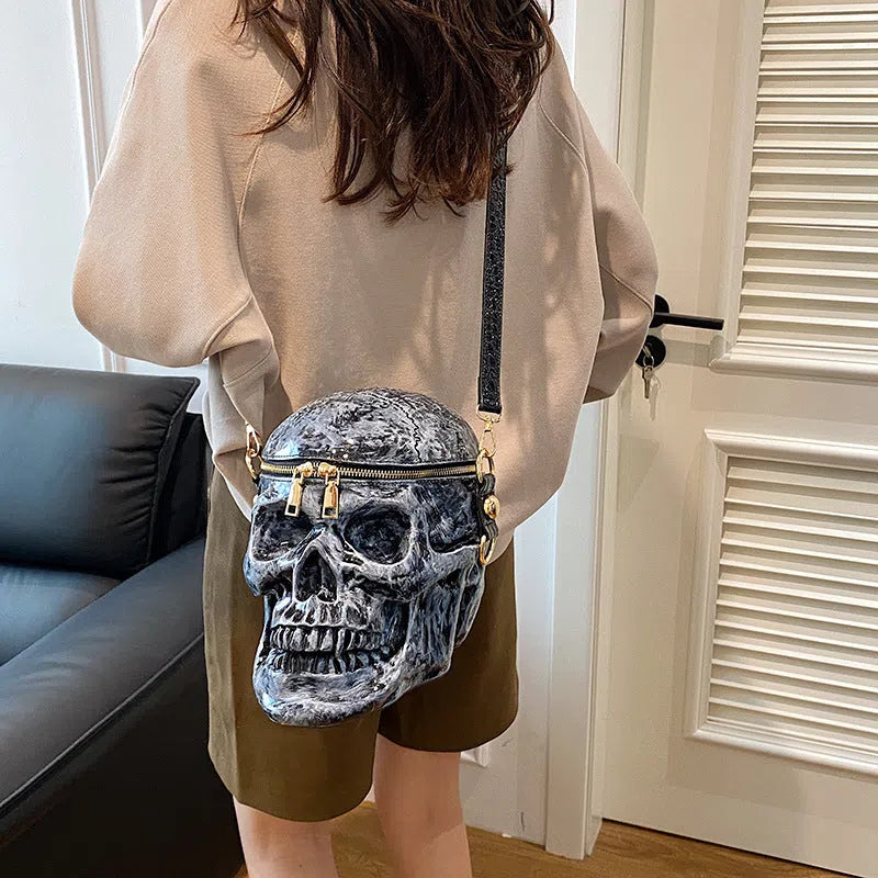 Halloween crossbody shoulder bag in PU leather, 18x17x20cm, available in multiple colours