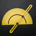 30cm plastic carpentry angle ruler with 180-degree measurement scale for woodworking