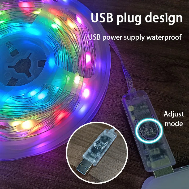 10 metre LED light string with 100 multi-colour lights for festival party decoration