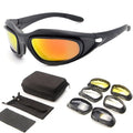 Tactical polarized sports sunglasses with PC lenses and full rim frame for outdoor cycling
