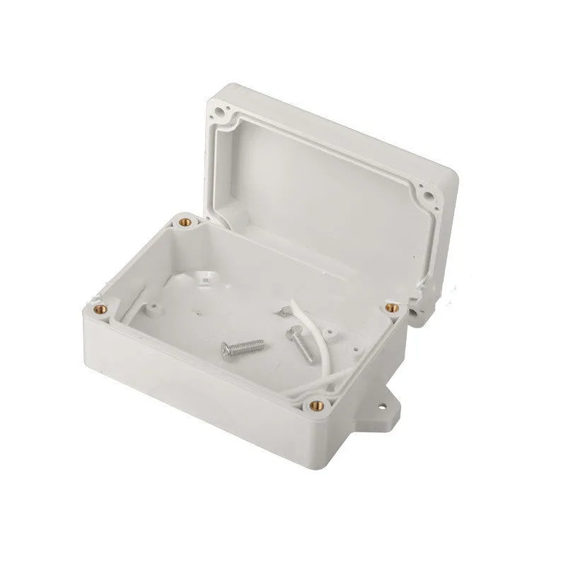 F4B-1 black ABS plastic waterproof instrument enclosure for electronics.
