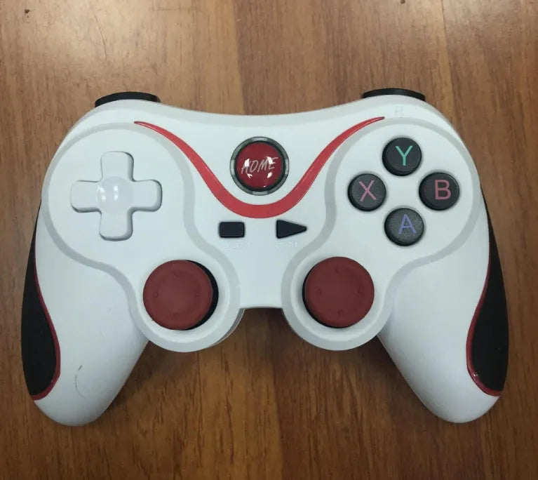 Upgraded X3 Bluetooth wireless game controller for Android mobile phones in black and white colours