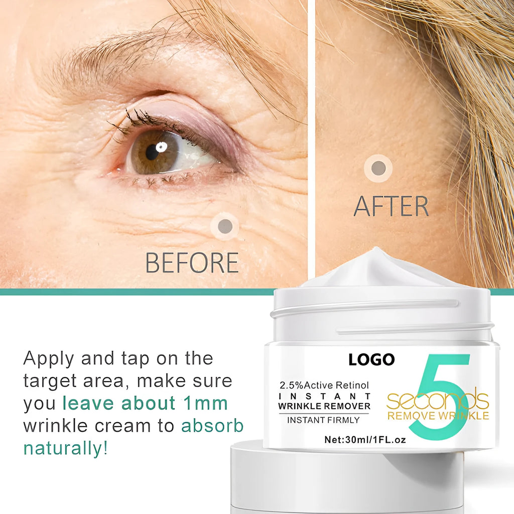 Active retinol face cream 30ml tube with Snow Lotus and Vitamin A moisturising formula