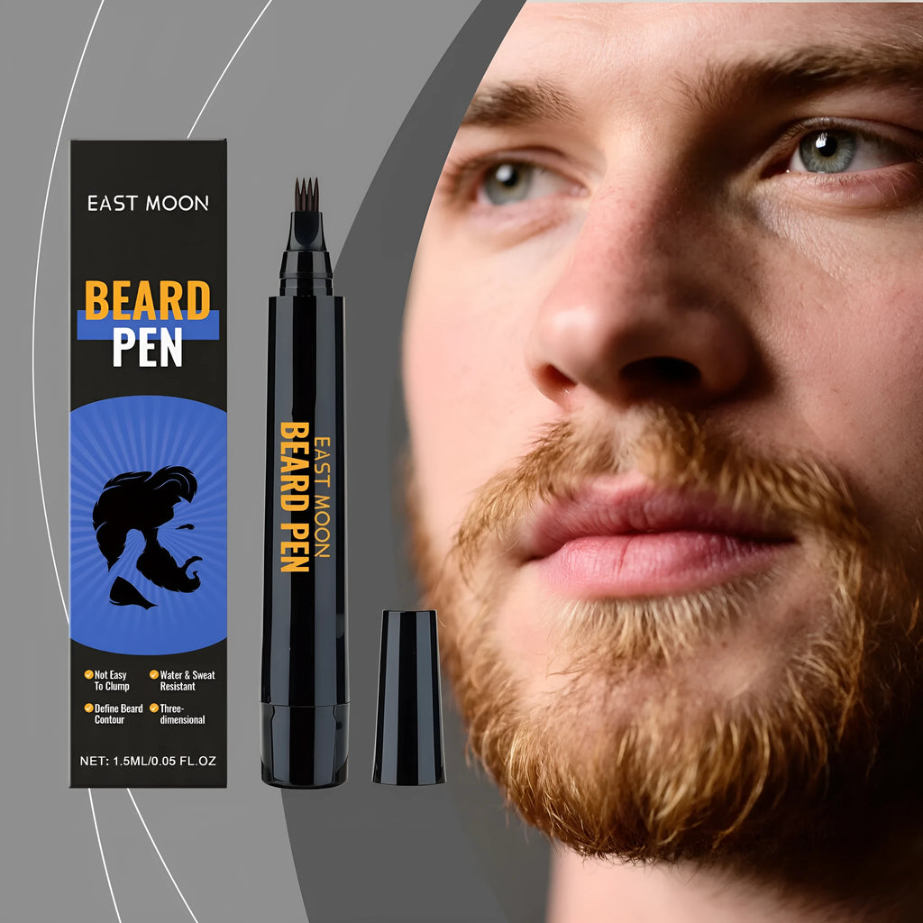 Men's natural shaping beard pen 1.5ml for facial hair taming and styling with water-based gel