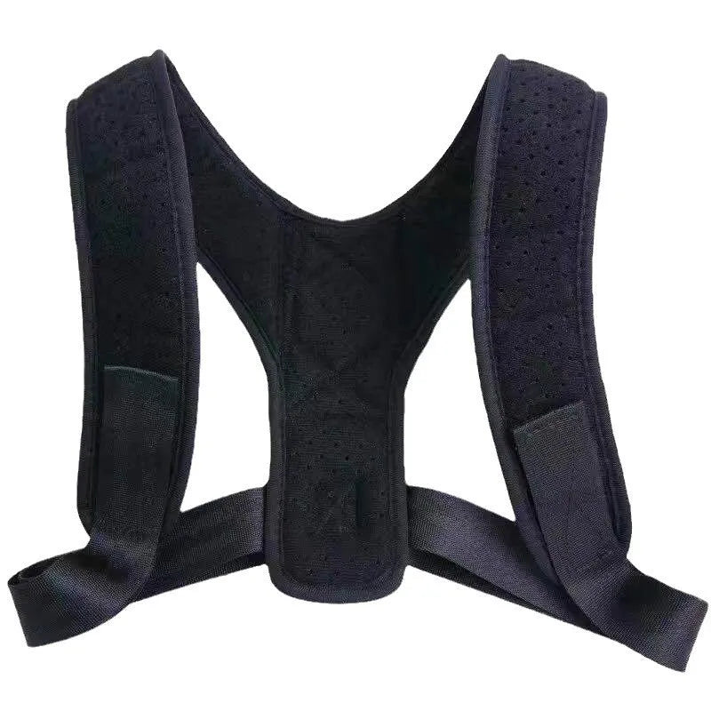 Babaka nylon back correction band in breathable or solid style for sitting posture support
