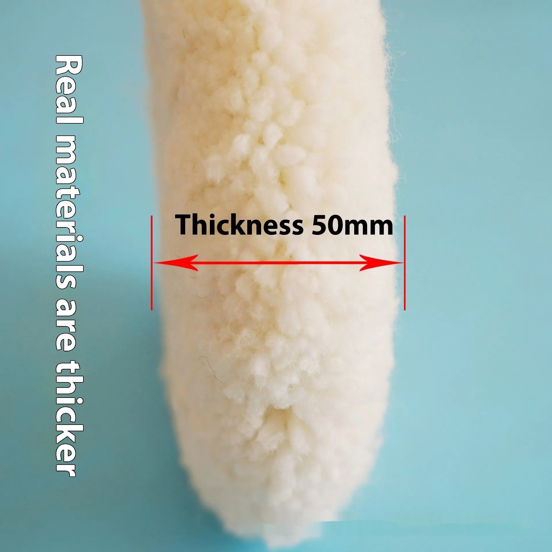 8-inch pure wool double-sided polishing wheel with M16 aperture for car paint correction