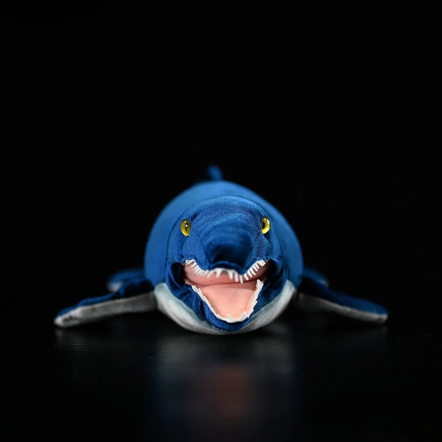 Himalaya Fish Dragon plush toy in soft flannel, 48 cm length, PP cotton filled, fantasy design