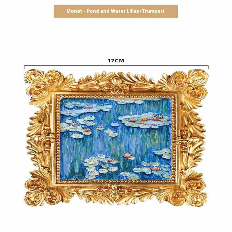 DIY paint by numbers kit showing Van Gogh's Starry Night canvas with acrylic paints and brushes