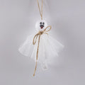 Halloween ghost-themed LED lighting chain with colourful lights and battery box for party decoration