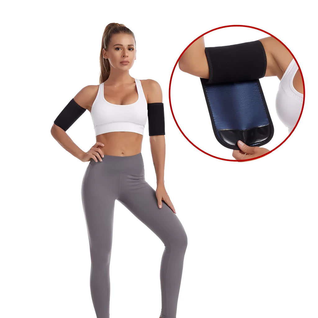 Polyester cotton running sweat armband in black silver for sports fitness and yoga use