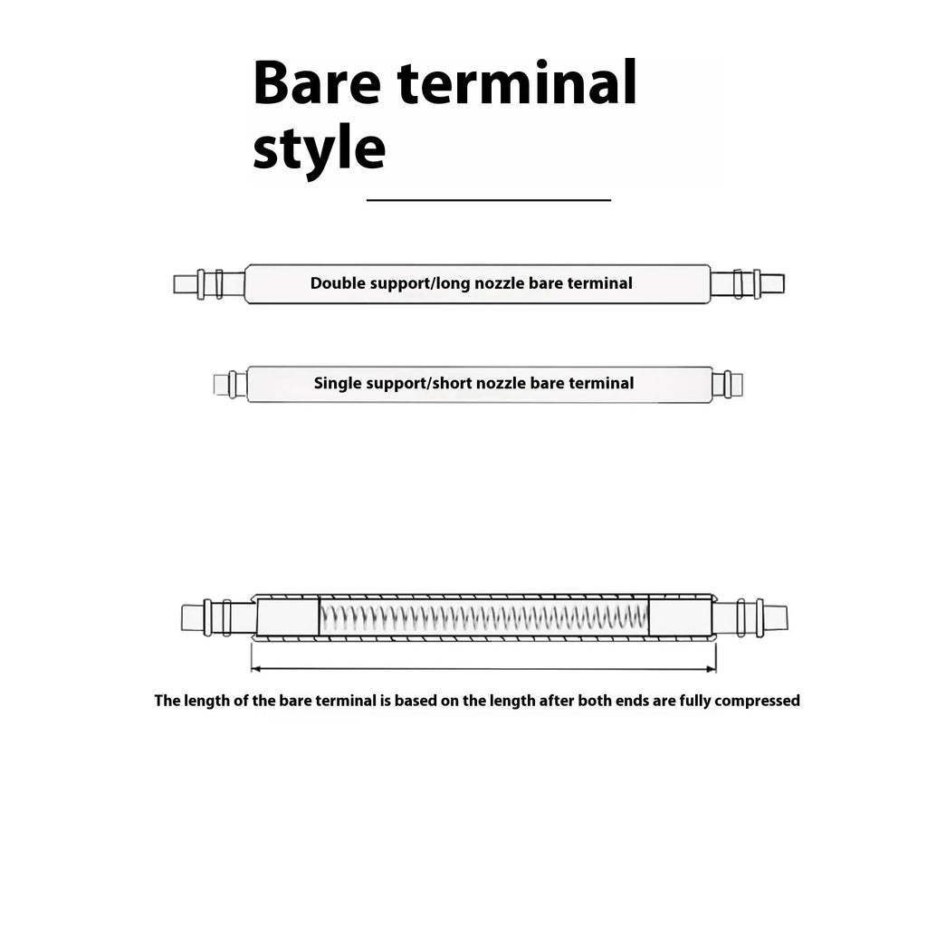 Watch spring bars or auricular needle spring shafts in sizes 21mm to 26mm for watch repair.