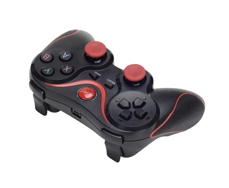 Upgraded X3 Bluetooth wireless game controller for Android mobile phones in black and white colours