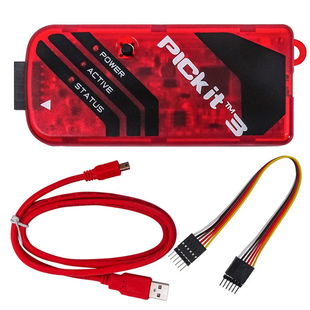 Offline microcontroller programmer burner with KIT3, KIT3.5 and ICD2 burning sockets