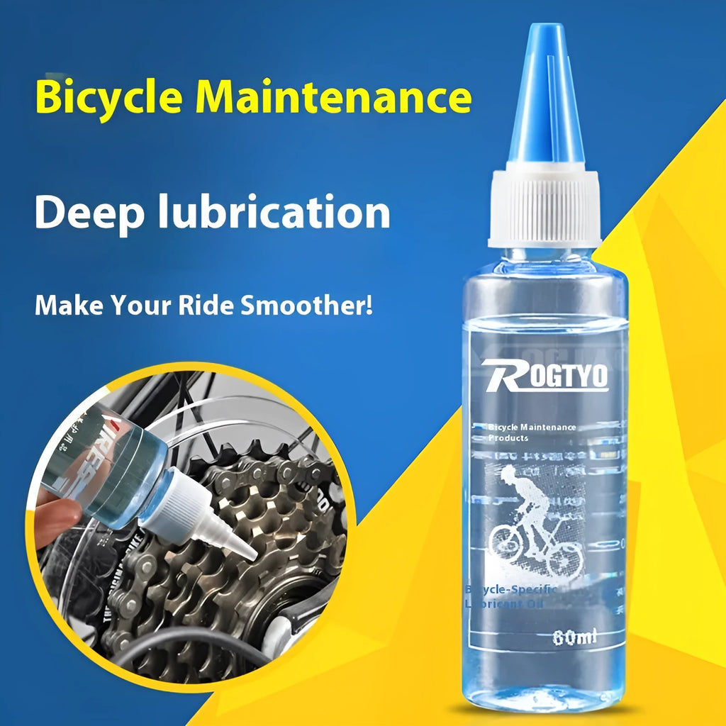 60ml bottle of bicycle chain oil for lubrication and rust prevention on drivetrain parts