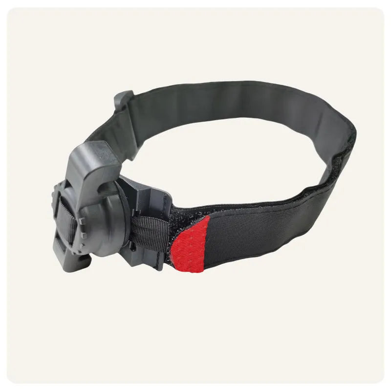 Black nylon outdoor camping tourniquet with rotating buckle 38 by 950 mm
