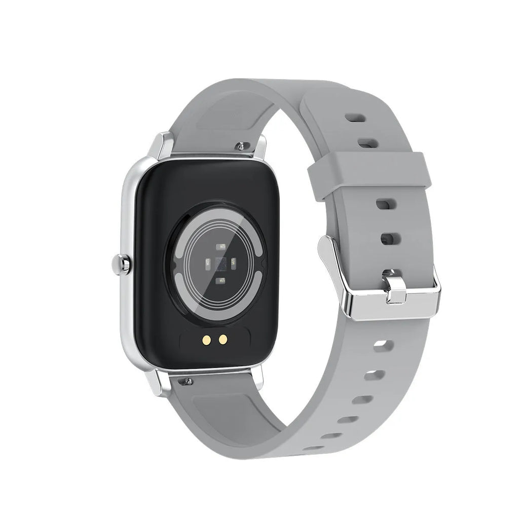H80 fashion sports smart watch with ECG and blood oxygen monitoring on a silicone strap