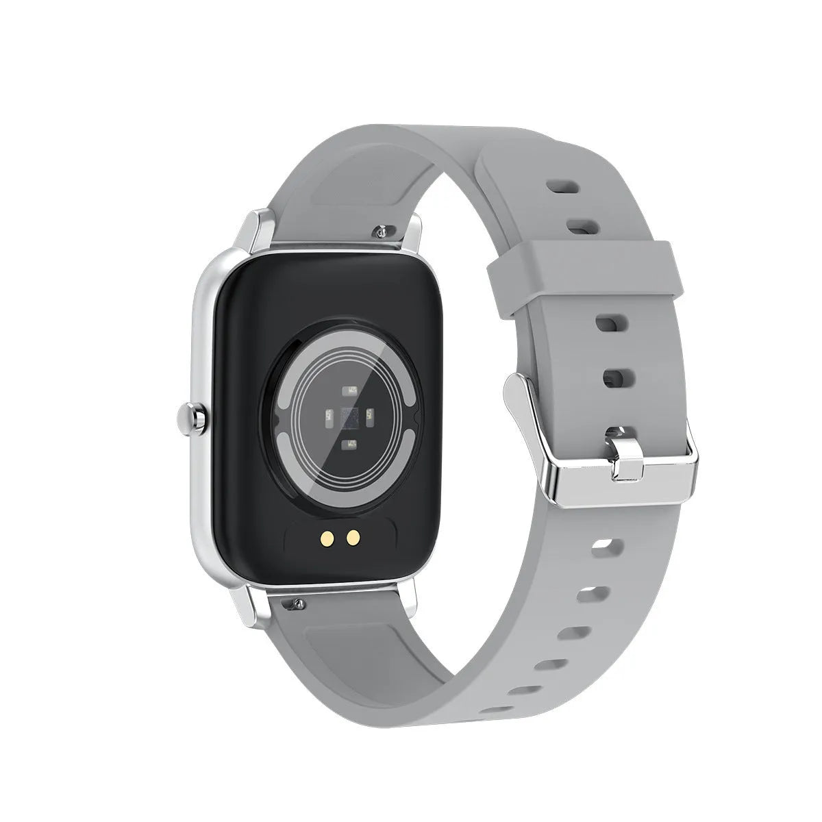H80 fashion sports smart watch with ECG and blood oxygen monitoring on a silicone strap