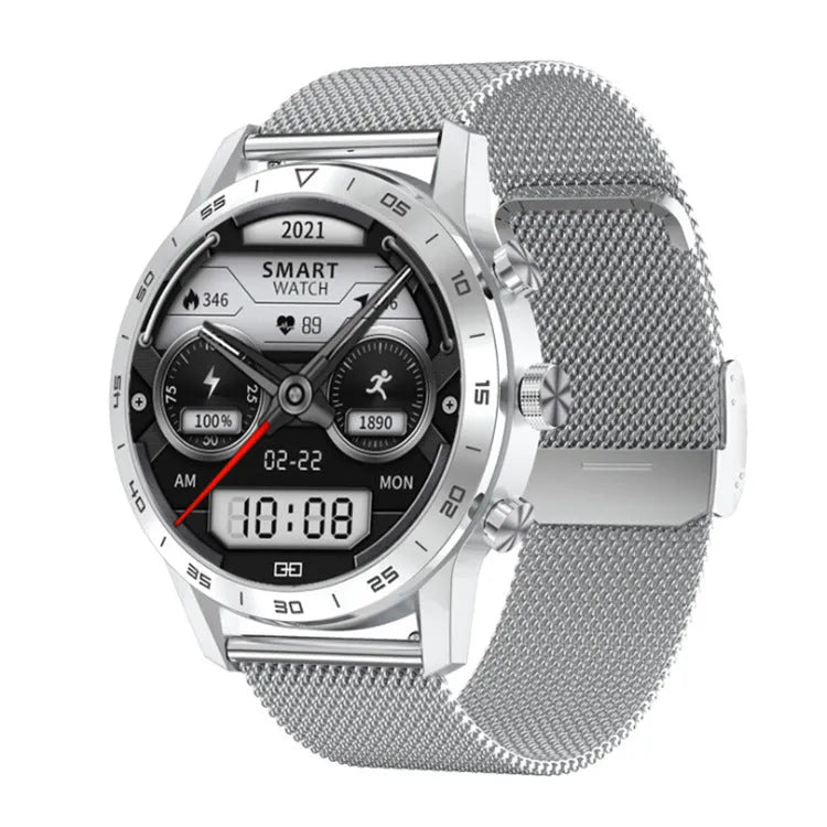 Smart watch full screen Bluetooth call bracelet with 1.39 inch IPS display and silicone wristband