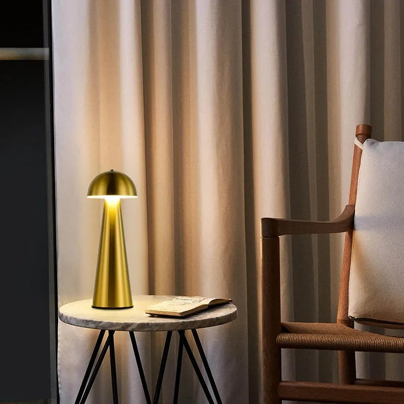 Creative touch switch outdoor USB table lamp metal iron 270mm height atmosphere lighting for garden