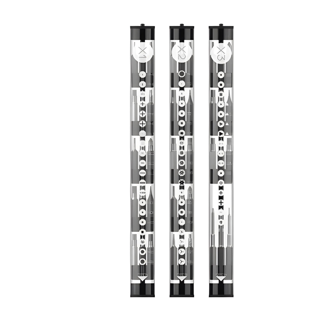 Wowstick mini electric screwdriver with 76 S2 steel bits in four groups, 4mm hex shank, for household repair and disassembly
