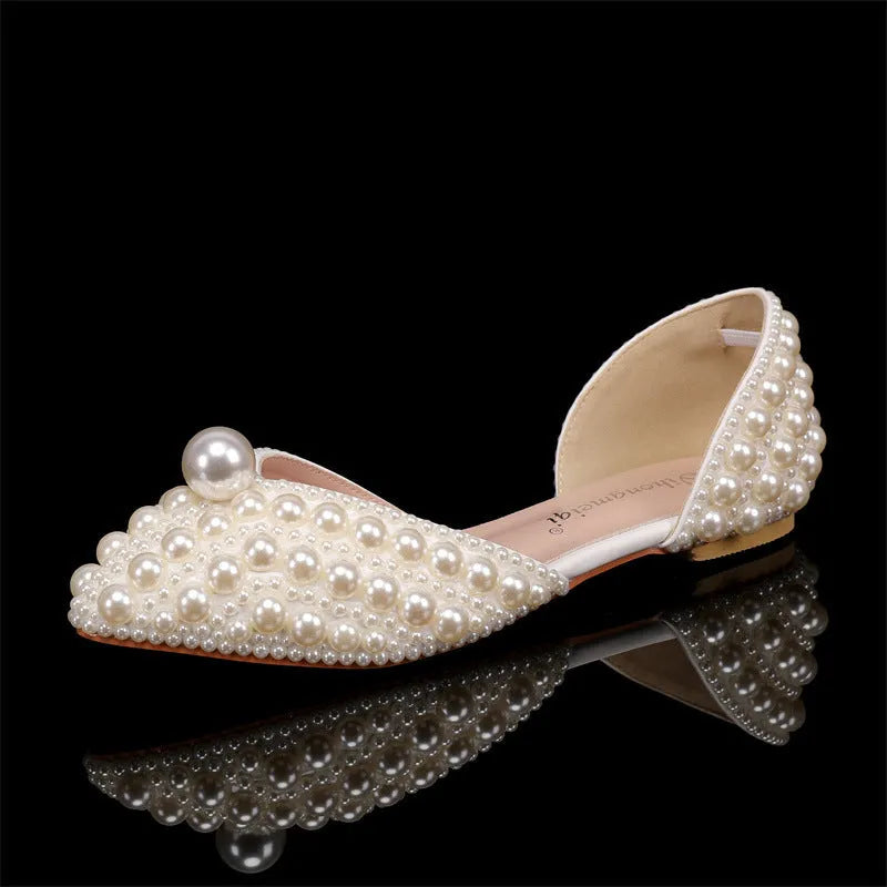 PU woman high heeled shoes, rhinestone stiletto pumps, fish mouth toe, buckle closure, beige colour, wedding banquet footwear