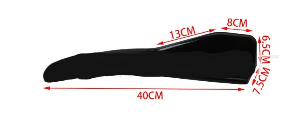 Car front and rear deflector light accessory in ABS plastic for General Motors vehicles