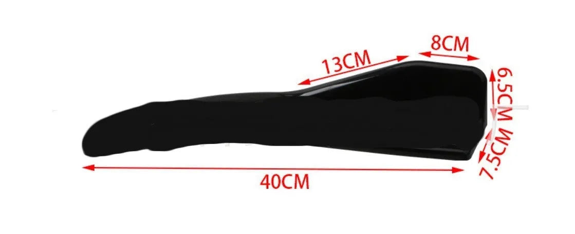 Car front and rear deflector light accessory in ABS plastic for General Motors vehicles