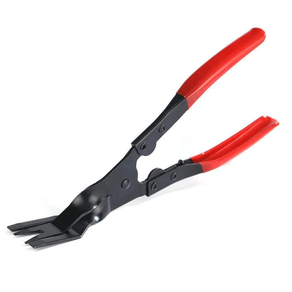 Blue car trim removal pliers with 240mm forged steel construction for interior clip and panel disassembly