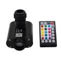 12W RGBW fiber optic light source with remote control and 20mm coupling head for car star dome