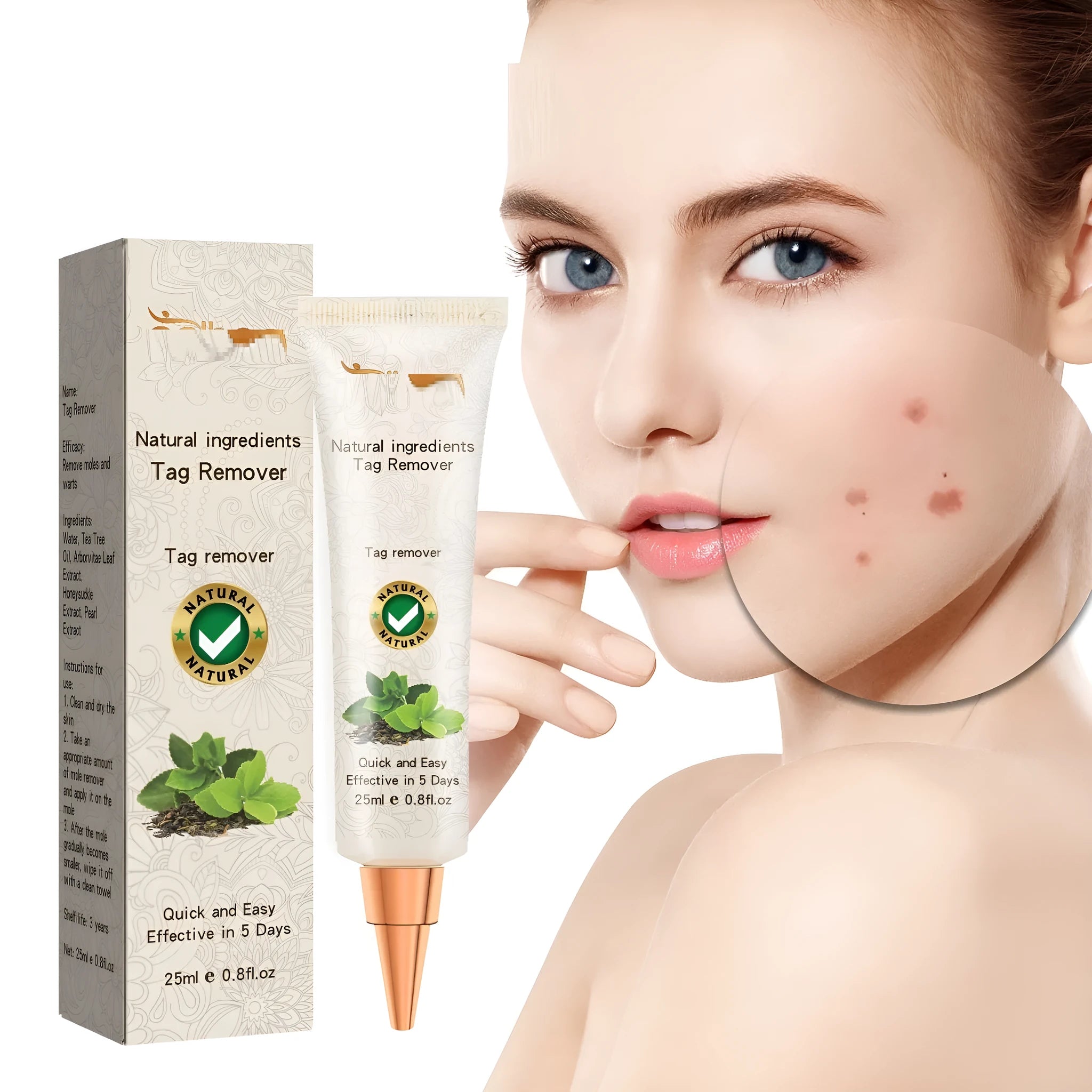 Skin Cleansing Black Mole Wart Care Lotion 25ml for hand foot face armpit neck