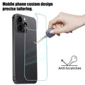 Tempered back glass protective film for iPhone 15 14 13 12 Pro Max series