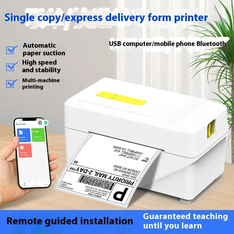 FlashLabel Thermal Express single unit label printer with USB cable